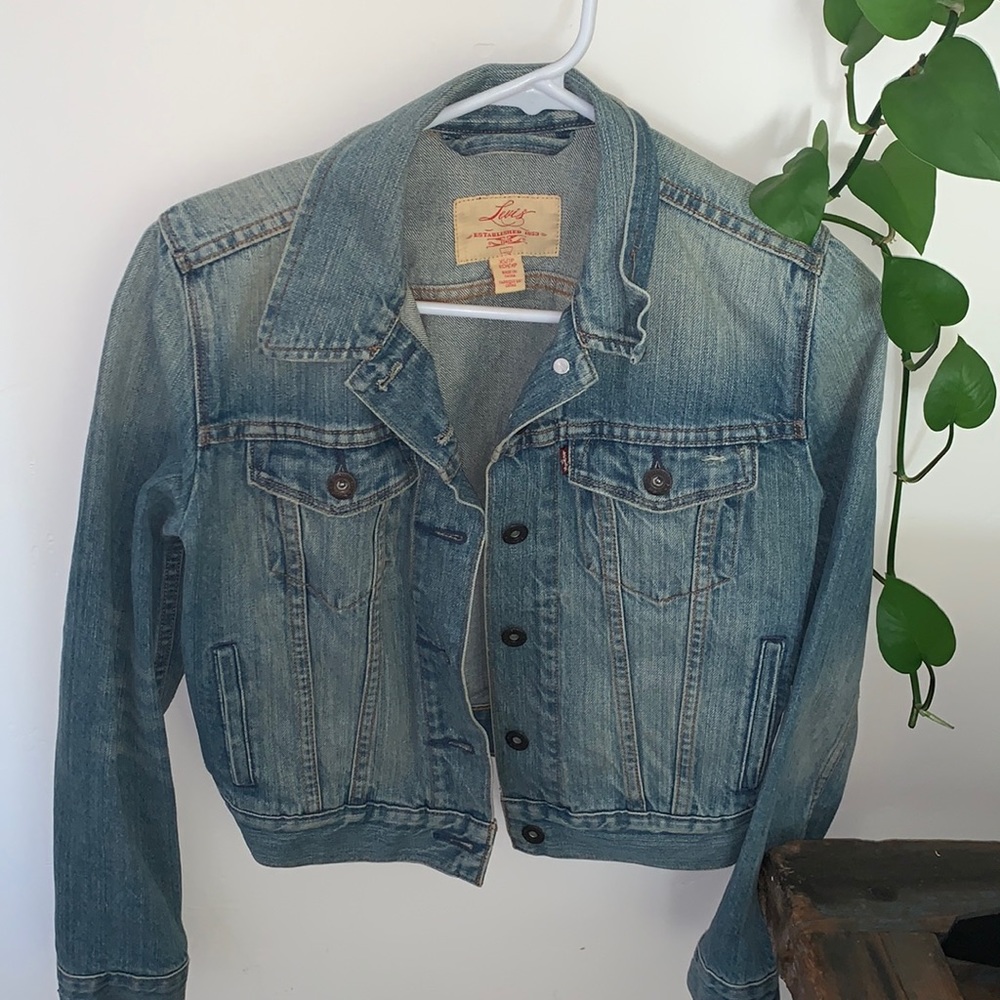 Levi denim jacket xs